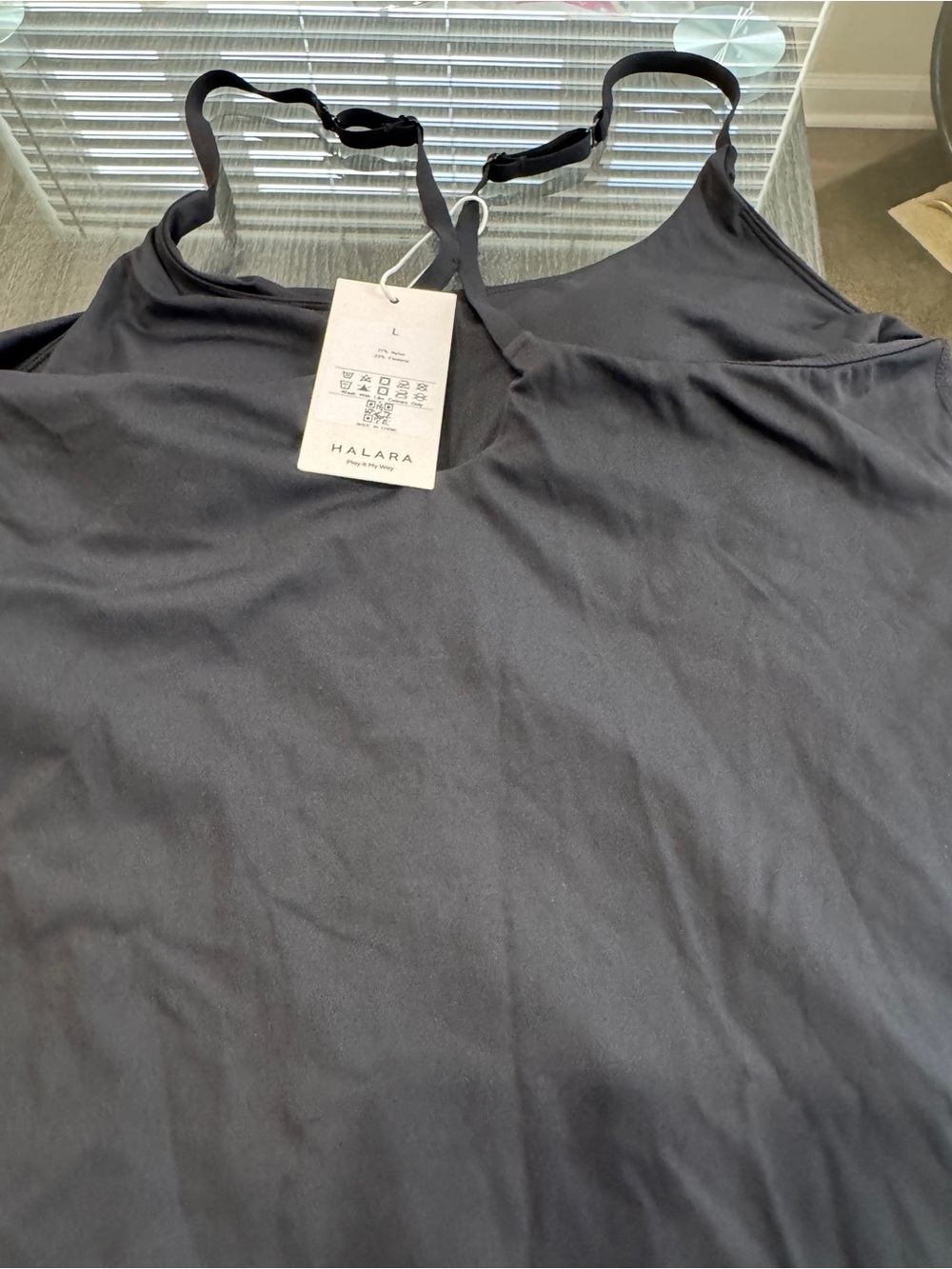 HALARA Black Strappy Mini Slip Dress - Picture 14 of 14